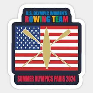 U.S. Olympic Women's Rowing Team Paris 2024 Sticker